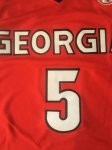 NBA 5 Edwards Georgia Maillot Rouge